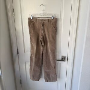 Panatela Levi’s Vintage Tan Beige Corduroy Pants 32” Waist- Broken Zipper